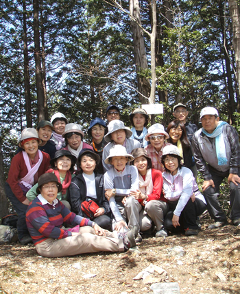 粉陽寺山記念撮影